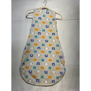 NWT Chuchu Puff Sleeveless Side Inverted Zipper Baby Sleeping Sack Size 18-24M
